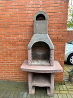 Stenen bbq, Tuin en Terras, Houtskoolbarbecues, Ophalen of Verzenden, Zo goed als nieuw