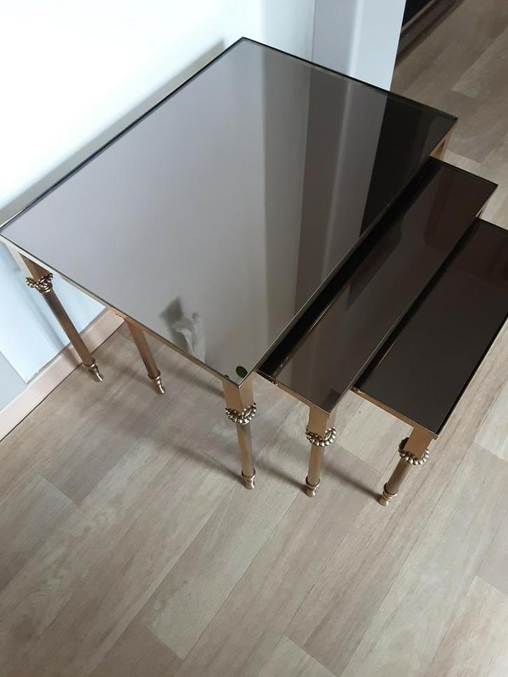 Toffe tafeltjes onder elkaar  passend  ! JAREN 70, Huis en Inrichting, Tafels | Salontafels, Zo goed als nieuw, Ophalen