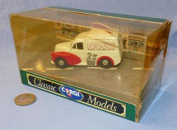 Corgi 1/43 : Morris 1000 Bestelwagen "25 jaar Namac" beschikbaar voor biedingen