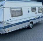 Fendt 550  voortent luifel erker enkele bedden mover tv, Caravans en Kamperen, 2 aparte bedden, Rondzit, Airco, Particulier