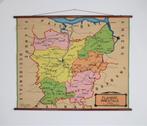 ancienne carte scolaire Flandre Orientale, Antiquités & Art, Enlèvement ou Envoi, Géographie