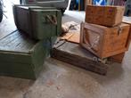 vintage militaria kistjes, Overige typen, Landmacht, Ophalen