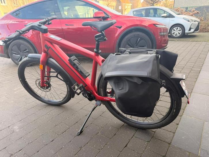 Stromer ST5 Pinion Sport, Fietsen en Brommers, Elektrische fietsen, Zo goed als nieuw, Stromer, 51 tot 55 cm, 50 km per accu of meer