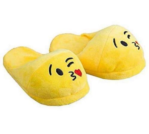 Smiley Pantoffels slippers Emoji maat M 38-39-40-41 nieuw, Kleding | Heren, Schoenen, Nieuw, Pantoffels of Sloffen, Overige kleuren