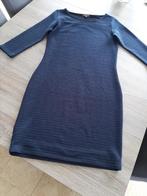 Street One donkerblauwe jurk met 3/4 mouwen - Small, Vêtements | Femmes, Robes, Comme neuf, Taille 36 (S), Bleu, Street One