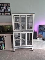 Groot konijnenhok voor binnen, Dieren en Toebehoren, Ophalen, Cavia, Zo goed als nieuw, 90 cm of meer
