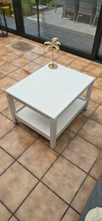 Wit houten salontafel, 50 tot 100 cm, Grenenhout, Zo goed als nieuw, 50 tot 75 cm