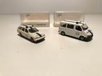 RIETZE - FORD TRANSIT + FORD BREAK - POLIZEI EUPEN - 1:87, Hobby en Vrije tijd, Verzenden, Nieuw, Auto, Rietze