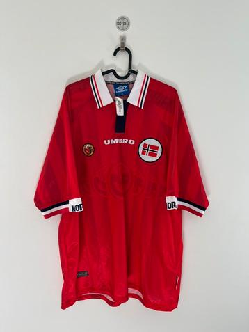 Voetbalshirt Noorwegen jaren 90 maat XXL umbro beschikbaar voor biedingen