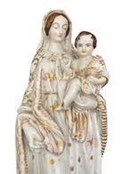 Grote Madonna en Kind Old Paris Marie porselein 37 cm, Antiek en Kunst, Antiek | Religieuze voorwerpen, Ophalen of Verzenden