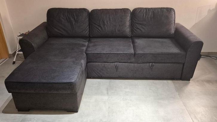 Canapé d’angle convertible - comme neuf - angle réversible, Maison & Meubles, Canapés | Salons, Comme neuf, Banc d'angle, Quatre personnes ou plus