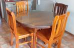 keukentafel, Huis en Inrichting, Tafels | Eettafels, Ophalen, Gebruikt, Glas, Vier personen
