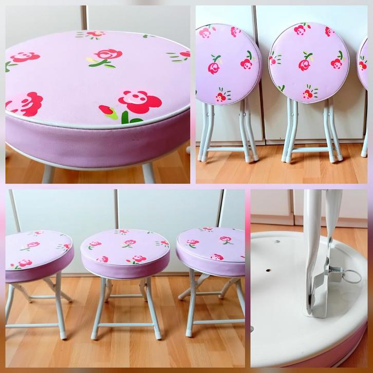 3 nieuwe stevige kinderstoeltjes.Samen slechts 25€info, Kinderen en Baby's, Kinderkamer | Tafels en Stoelen, Nieuw, Ophalen