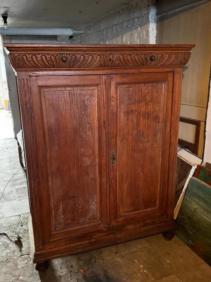 Armoire ancienne en bois, Maison & Meubles, Armoires | Autre, Enlèvement ou Envoi