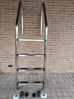 Inox zwembadtrap 4 treden, Tuin en Terras, Zwembad-toebehoren, Ophalen, Zo goed als nieuw