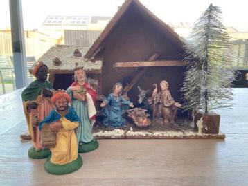 Ambachtelijke kerststal beschikbaar voor biedingen