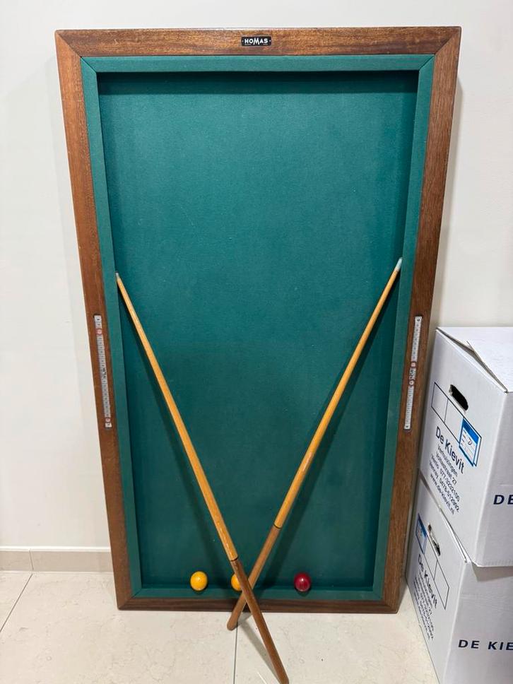 Caramboletafel Biljart Homas 130x75cm, Sport en Fitness, Biljarten en Poolen, Gebruikt, Overige typen, Ophalen