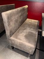 4 Grijze Suède Horeca Bankstellen, Articles professionnels, Horeca | Mobilier & Aménagement, Enlèvement, Utilisé, Mobilier