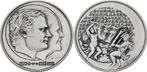 SwedenSilver Medal"Stockholm"(.925)-16.53 g,31mm;BUNC;Matte, Ophalen of Verzenden, Zilver