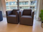 2 fauteuils, Ophalen, Gebruikt, Minder dan 75 cm, Stof