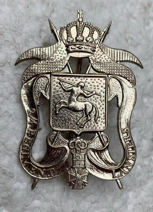Kenteken, 2/4de Regiment LANCIERS (Samengevoegde Regimenten), Verzamelen, Militaria | Algemeen, Landmacht, Embleem of Badge, Ophalen of Verzenden