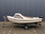 Te koop complete set: Polyester boot met motor en trailer, Ophalen, Zo goed als nieuw, Polyester, Buitenboordmotor