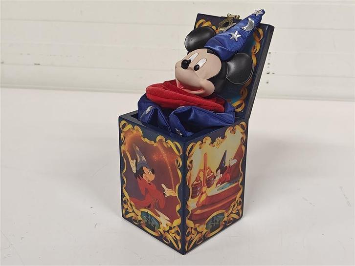 A7020 Jack-in-the-box Mickey [Enesco], Verzamelen, Speelgoed, Gebruikt, Ophalen of Verzenden