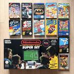 Nintendo NES Super Set Console + Spellen, Games en Spelcomputers, Games | Nintendo NES, Ophalen of Verzenden, Zo goed als nieuw