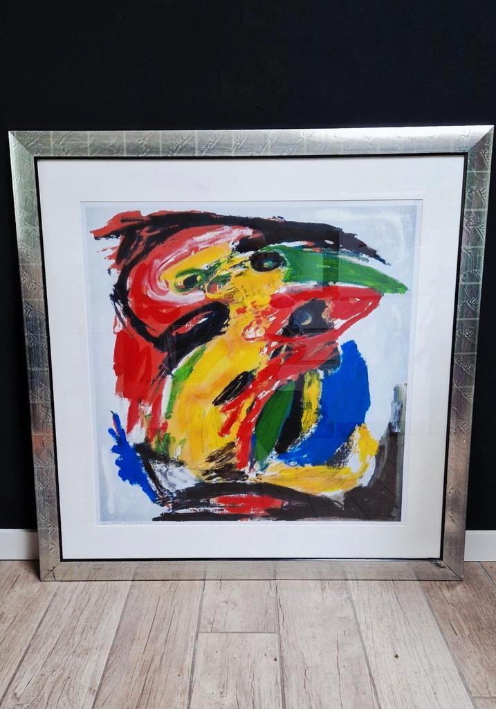 Martin van Wordragen - Rumoer in de Volière, Antiek en Kunst, Kunst | Schilderijen | Abstract, Ophalen