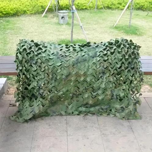Filets de camouflage maille renforcé 4x10M, Jardin & Terrasse, Décoration murale de jardin, Neuf, Envoi