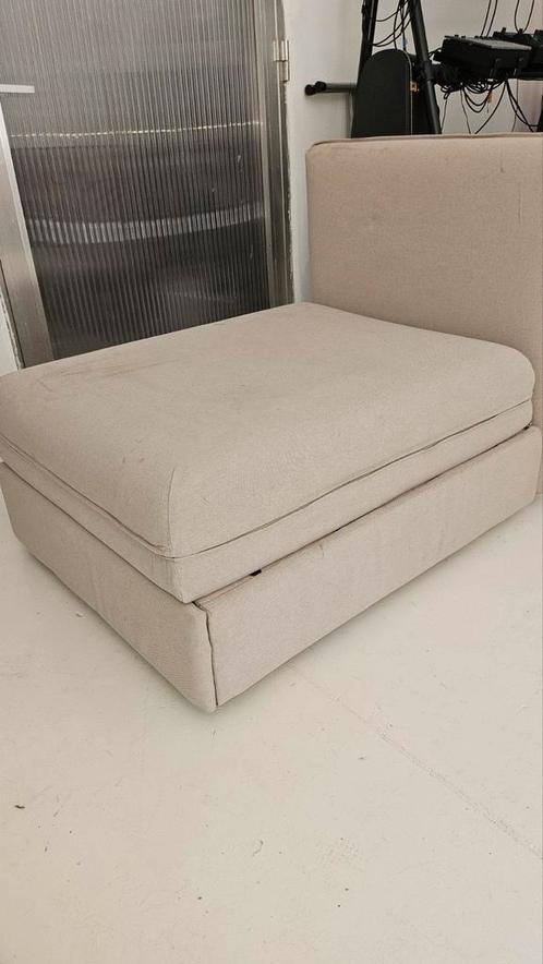 VALLENTUNA Chaise Longue Beige - Gebruikt maar goede staat, Huis en Inrichting, Zetels | Zetels en Chaises Longues, Gebruikt, Ophalen