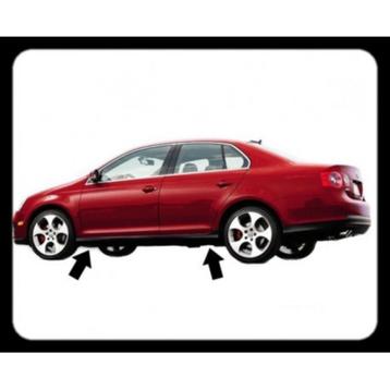 BAS DE CAISSES GTI - GLI NOIR GRANULEUX VW JETTA 5 (05-10), Enlèvement ou Envoi