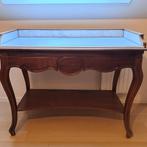 Table d'écriture/console avec plateau en marbre et tiroir, Enlèvement