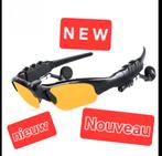 Fietsbril met OORTJES Bluetooth muziek bellen. Geel, nieuw !, Nieuw, Ophalen of Verzenden, Zonnebril, Geel