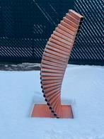 Handgemaakte metalen sculptuur voor de tuin, kunst buiten, Tuin en Terras, Ophalen of Verzenden, Nieuw, Metaal, Abstract beeld