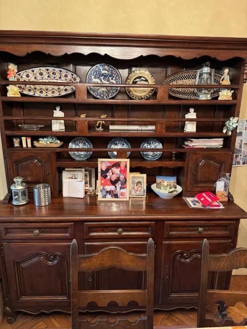 Buffet eetkamer leeg houten huis, Huis en Inrichting, Kasten | Buffetkasten, Gebruikt, Met lade(s), Met deur(en), Met plank(en)