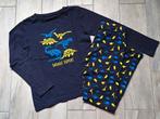 ★ M152 - Pyjama Dino, Kinderen en Baby's, Kinderkleding | Maat 152, Ophalen of Verzenden, Gebruikt, Jongen, Nacht- of Onderkleding