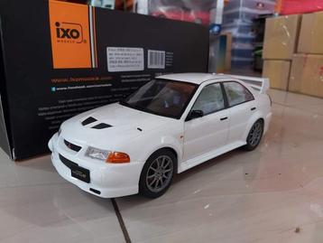 Mitsubishi Lancer Evo White IXO 1/18 Nieuw beschikbaar voor biedingen