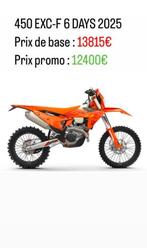 Excf 450 six days 2025 prix canon, Motoren, Bedrijf