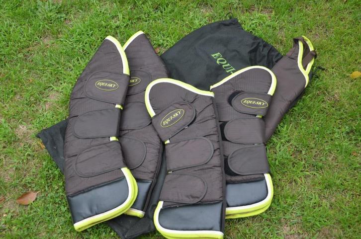 Paard transport beschermers, Dieren en Toebehoren, Paarden en Pony's | Verzorgingsproducten, Zo goed als nieuw, Ophalen