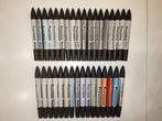 Letraset Promarkers - 34 stuks, Ophalen of Verzenden, Zo goed als nieuw, Potlood of Stift