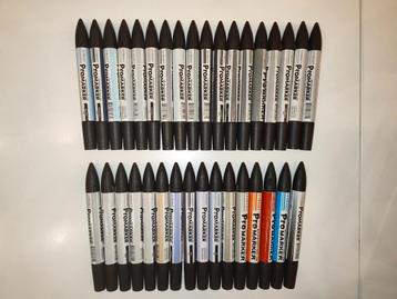 Letraset Promarkers - 34 stuks beschikbaar voor biedingen