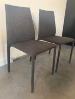 3 Stoffen stoelen italiaans design, Huis en Inrichting, Stoelen, Ophalen, Zo goed als nieuw