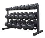 5-30KG hex dumbells + drielaags rack (gratis levering), Sport en Fitness, Fitnessmaterialen, Ophalen of Verzenden, Dumbbell