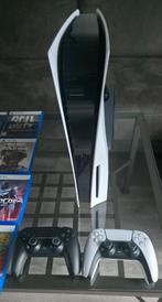 PS5 Disc Edition + 2 Controllers, Ophalen, Gebruikt, Playstation 5