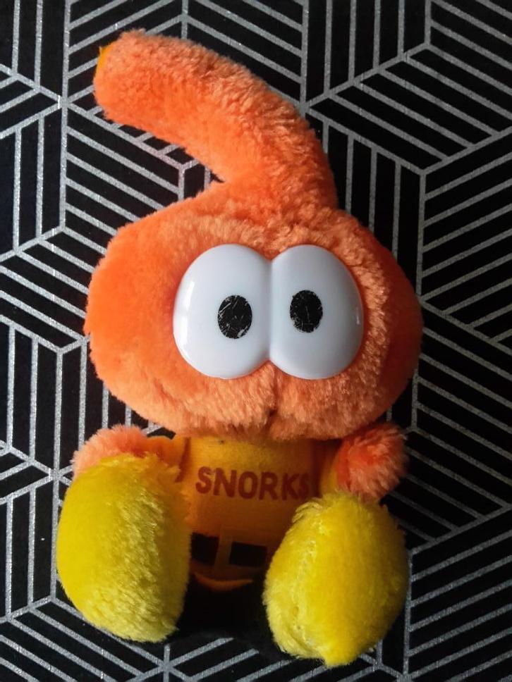 Vintage knuffel, Snorkels, jaren ’80, 18 cm (incl. snorkel), Verzamelen, Poppetjes en Figuurtjes, Gebruikt, Ophalen of Verzenden