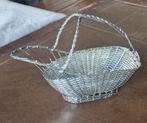 PANIER À BAGUETTE EN MÉTAL ARGENTÉ, Enlèvement, Comme neuf