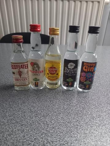 Verzameling mini flesjes beschikbaar voor biedingen