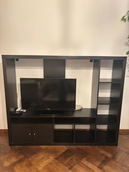 Tv-meubel met ingebouwde boekenkast, Huis en Inrichting, Woonaccessoires | Overige, Gebruikt, Ophalen