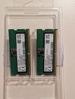 2 x 8Gb DDR5 SO-DIMM RAM geheugen voor laptop, Computers en Software, RAM geheugen, 8 GB, Ophalen of Verzenden, Zo goed als nieuw